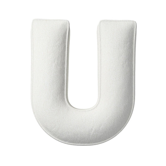 Poduszka literka U- biała