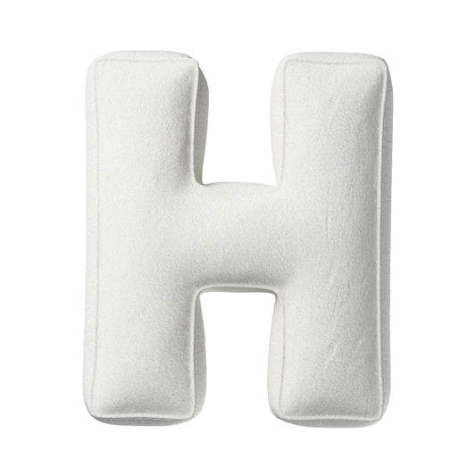 Poduszka literka H - biały