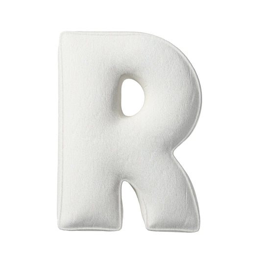 Poduszka literka R - biała