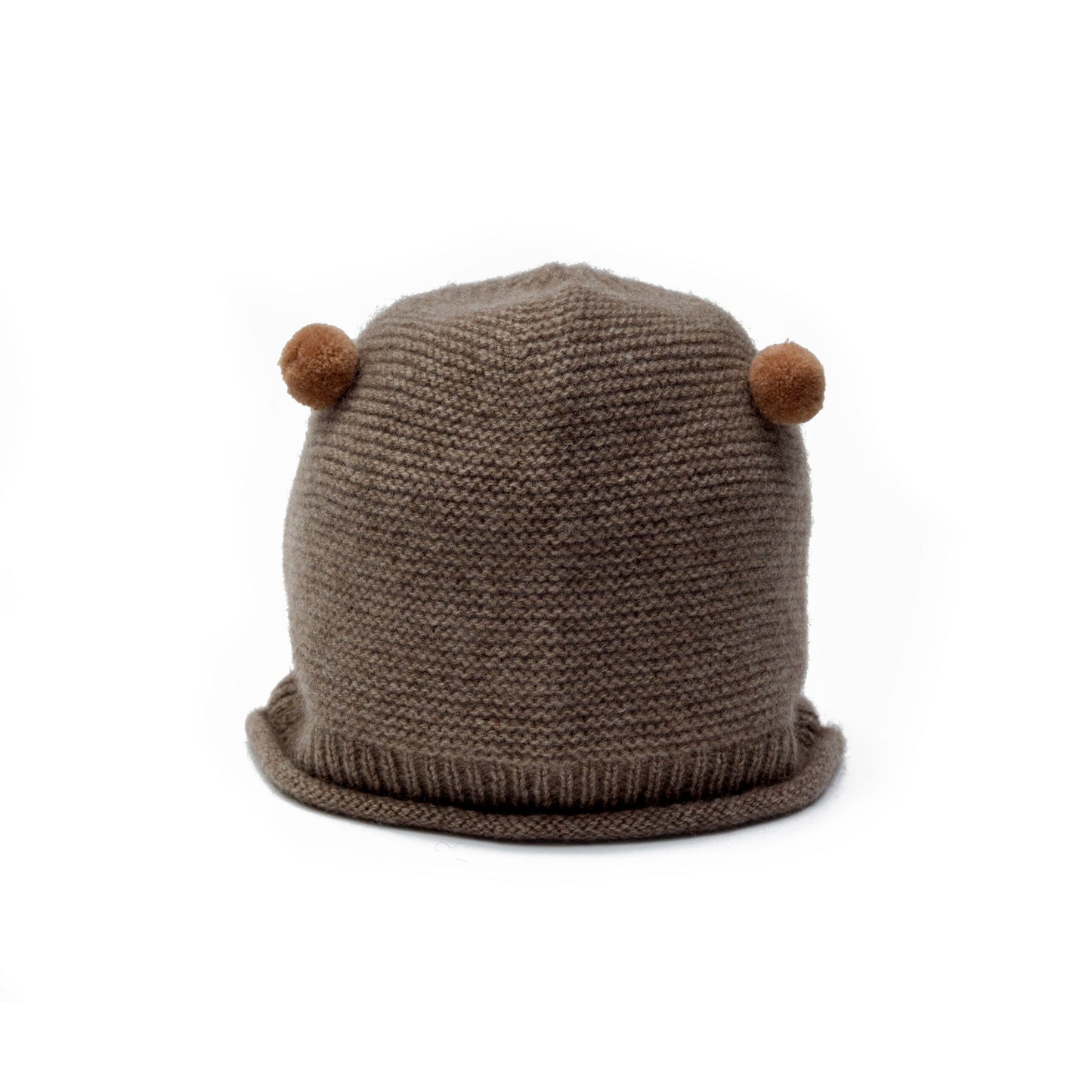 Kaszmirowa czapka dziecięca Misiaczek - Beżowy