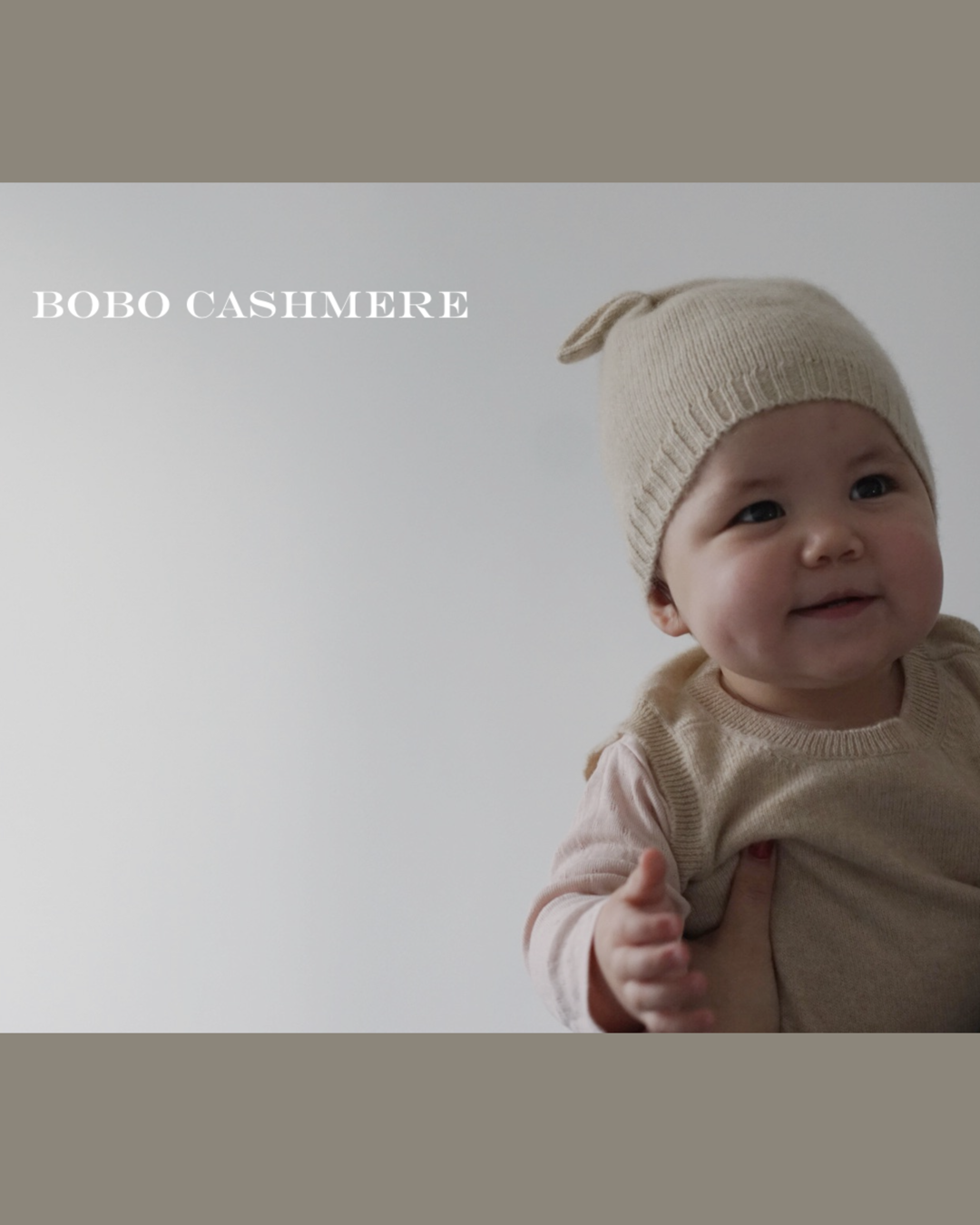 Kaszmirowa czapka dziecięca Króliczek (dla niemowląt i małych dzieci)