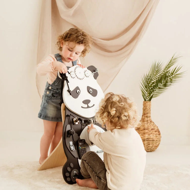Tablica manipulacyjna Panda Nieustraszona Ela - ze stojakiem