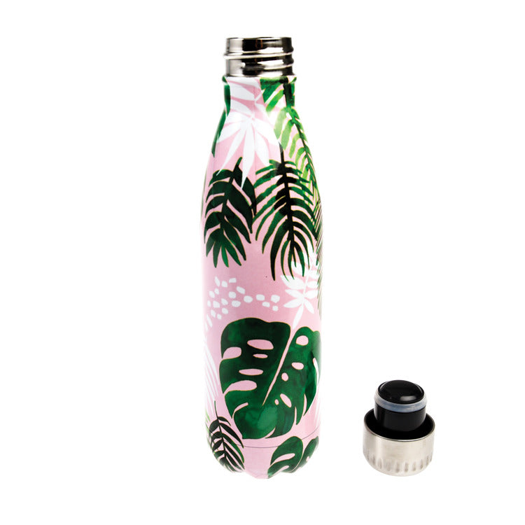 Termobutelka stalowa 500 ml, Tropical Palm, Rex London