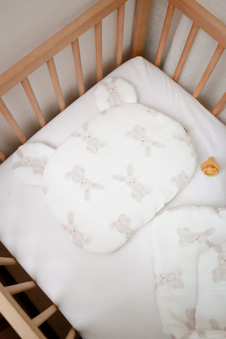 Muślinowy rożek niemowlęcy – Króliczki