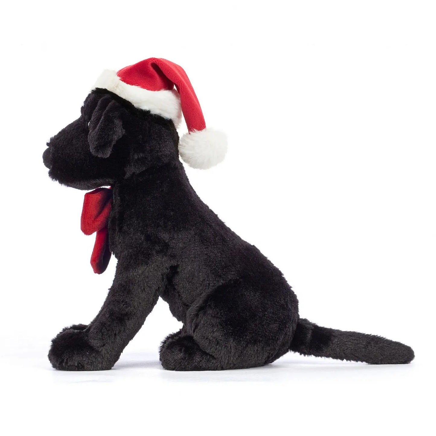 Labrador w Czapce Świętego Mikołaja 22 cm