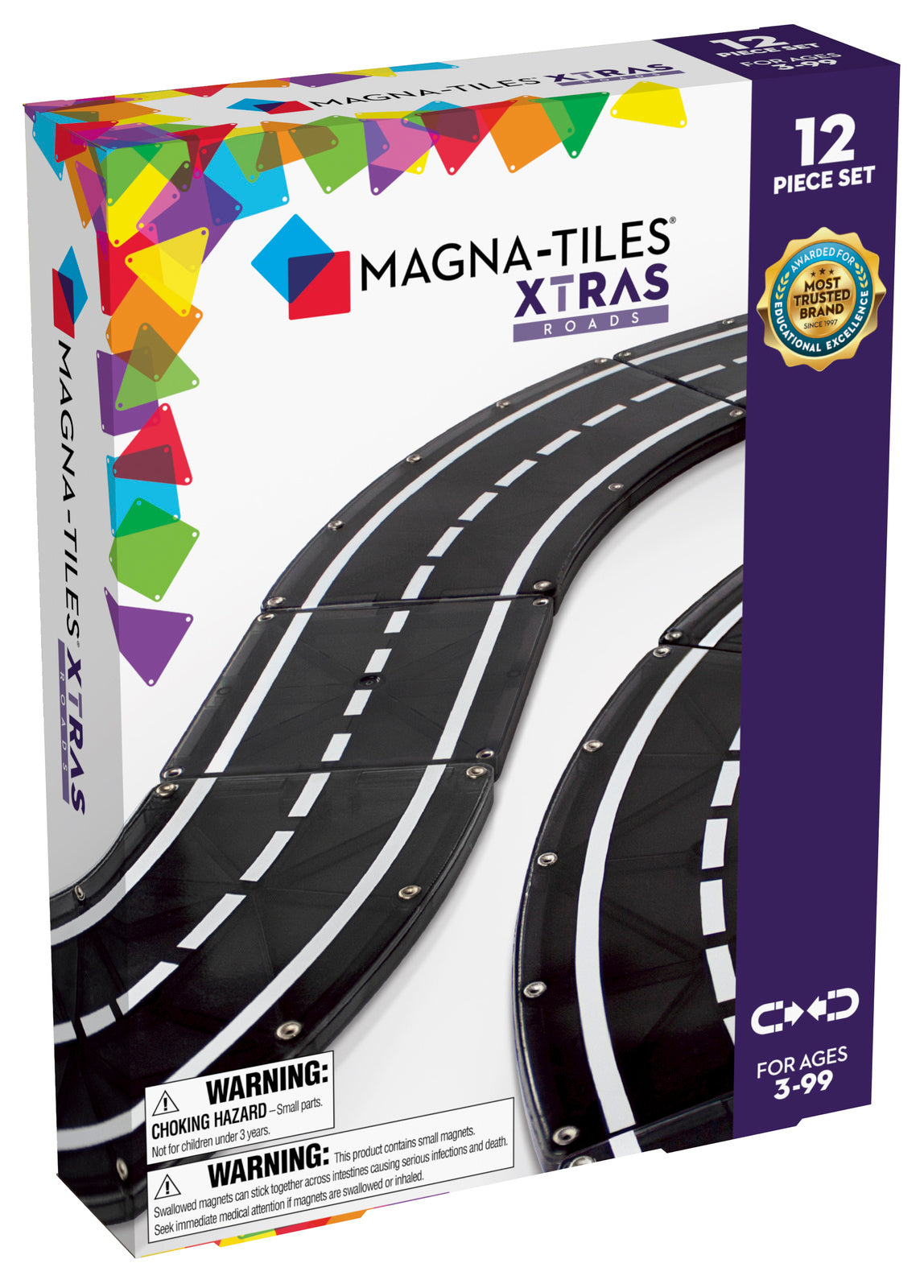 MAGNA-TILES® Magnetyczna droga 12 el