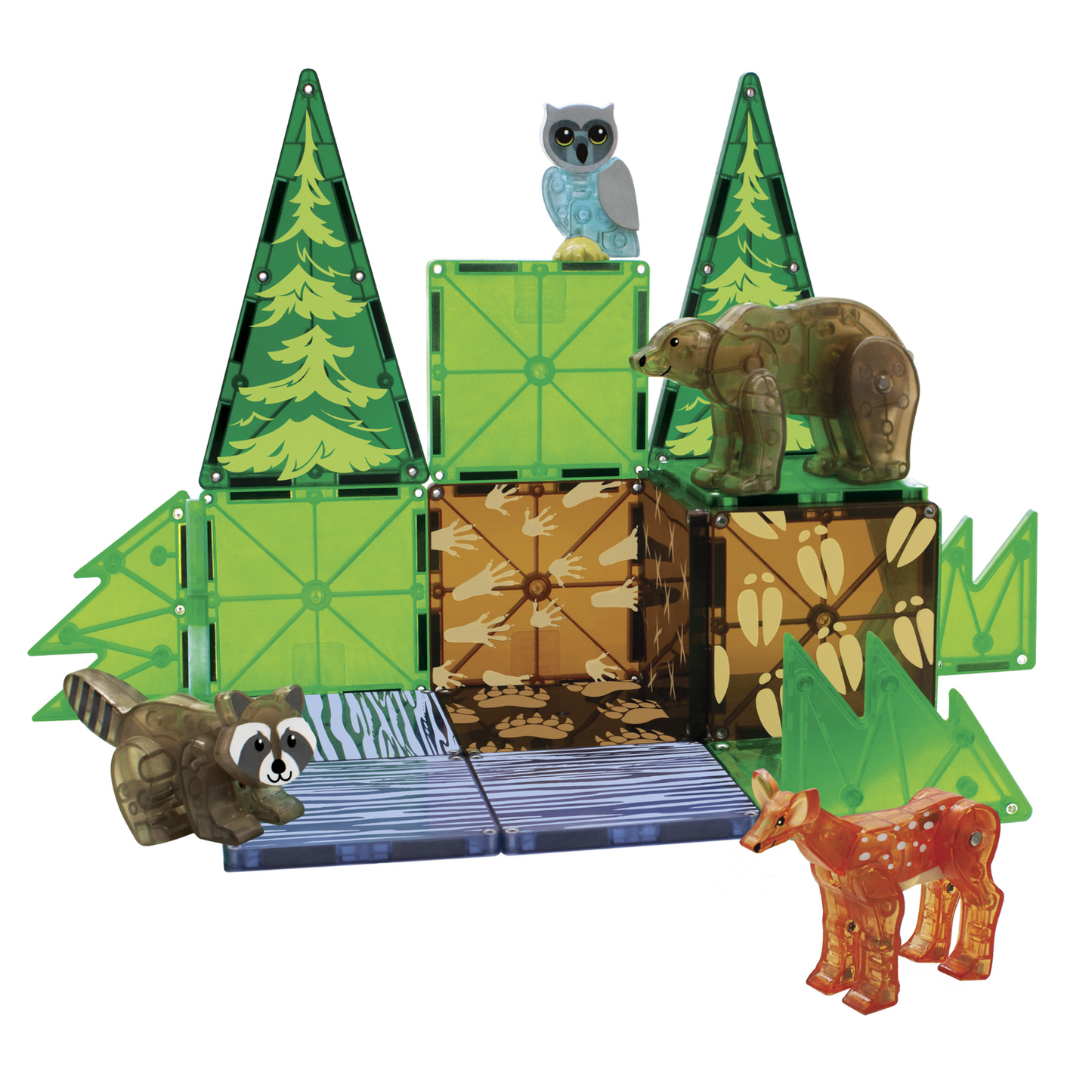 Magna-Tiles, Klocki Magnetyczne Forest Animals 25 el.