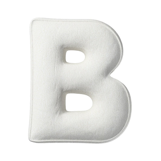 Poduszka literka B - biały