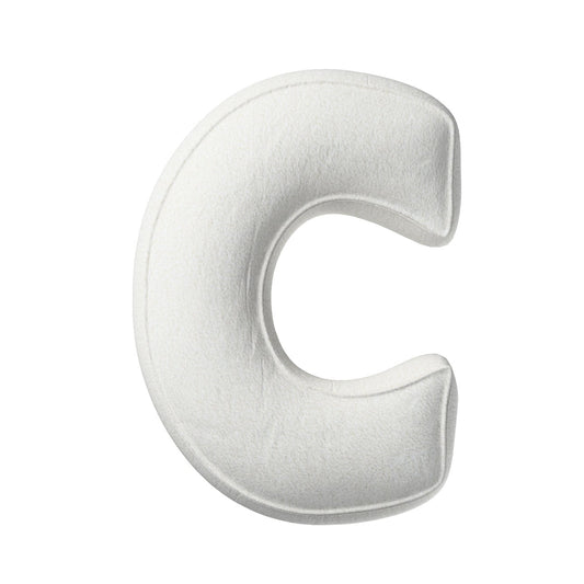 Poduszka literka C - biały