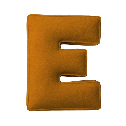 Poduszka literka E- Miodowy