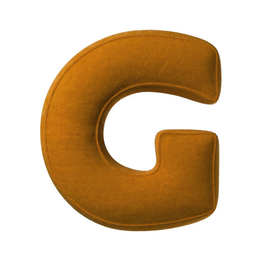 Poduszka literka G- Miodowy