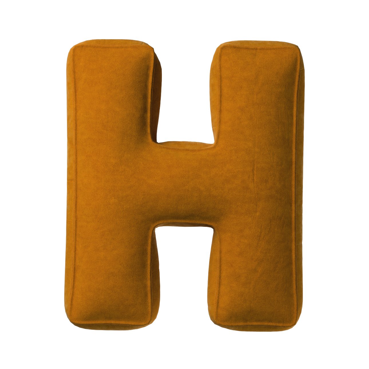 Poduszka literka H- Miodowy