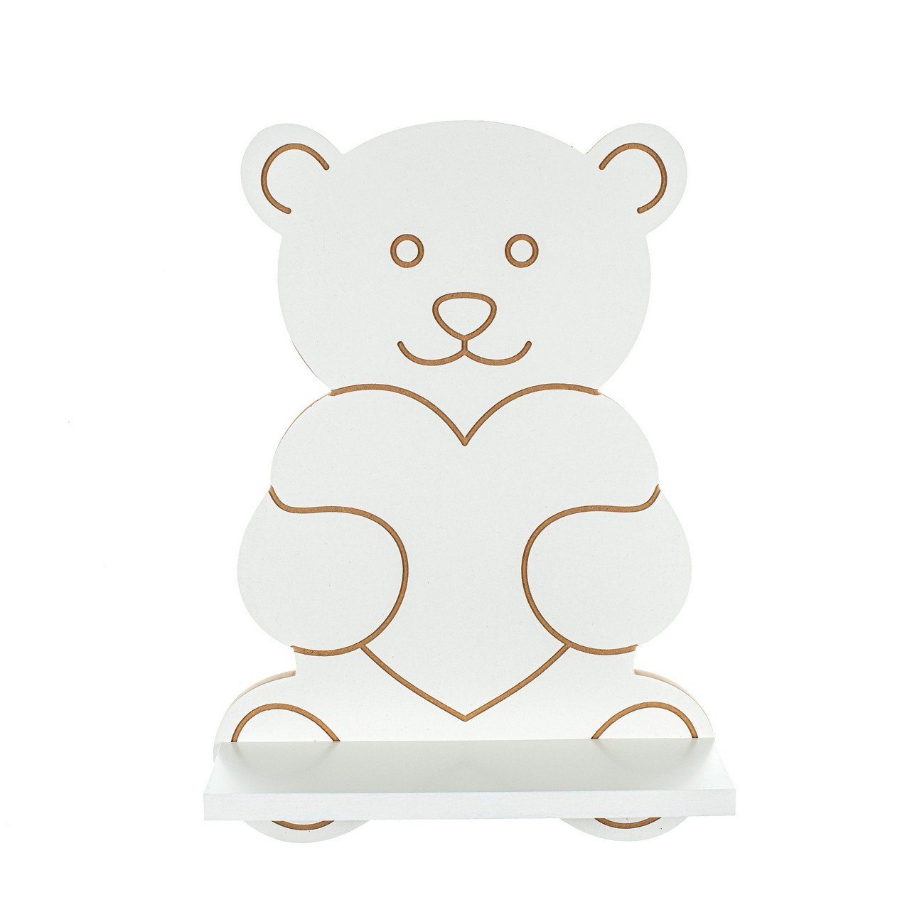 Półka Charming Teddy Bear 35x14x50cm white