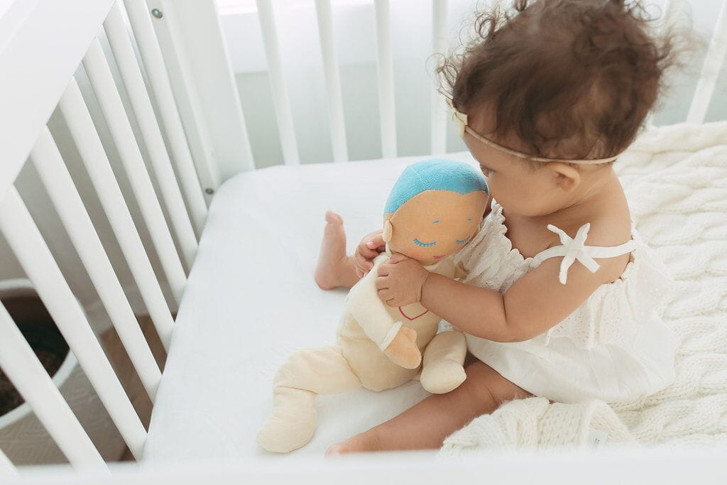 Ułatwiająca zasypianie lalka z prawdziwym biciem serca – Lulla Doll Sky