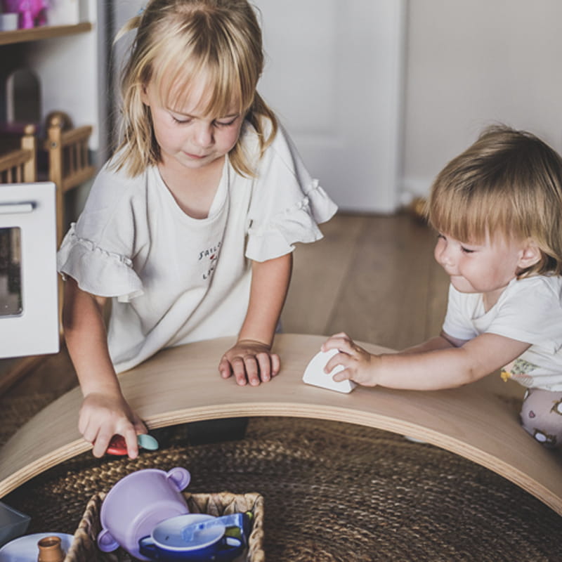 MeowBaby® Deska Balansująca 80x30cm dla dzieci Balance Board