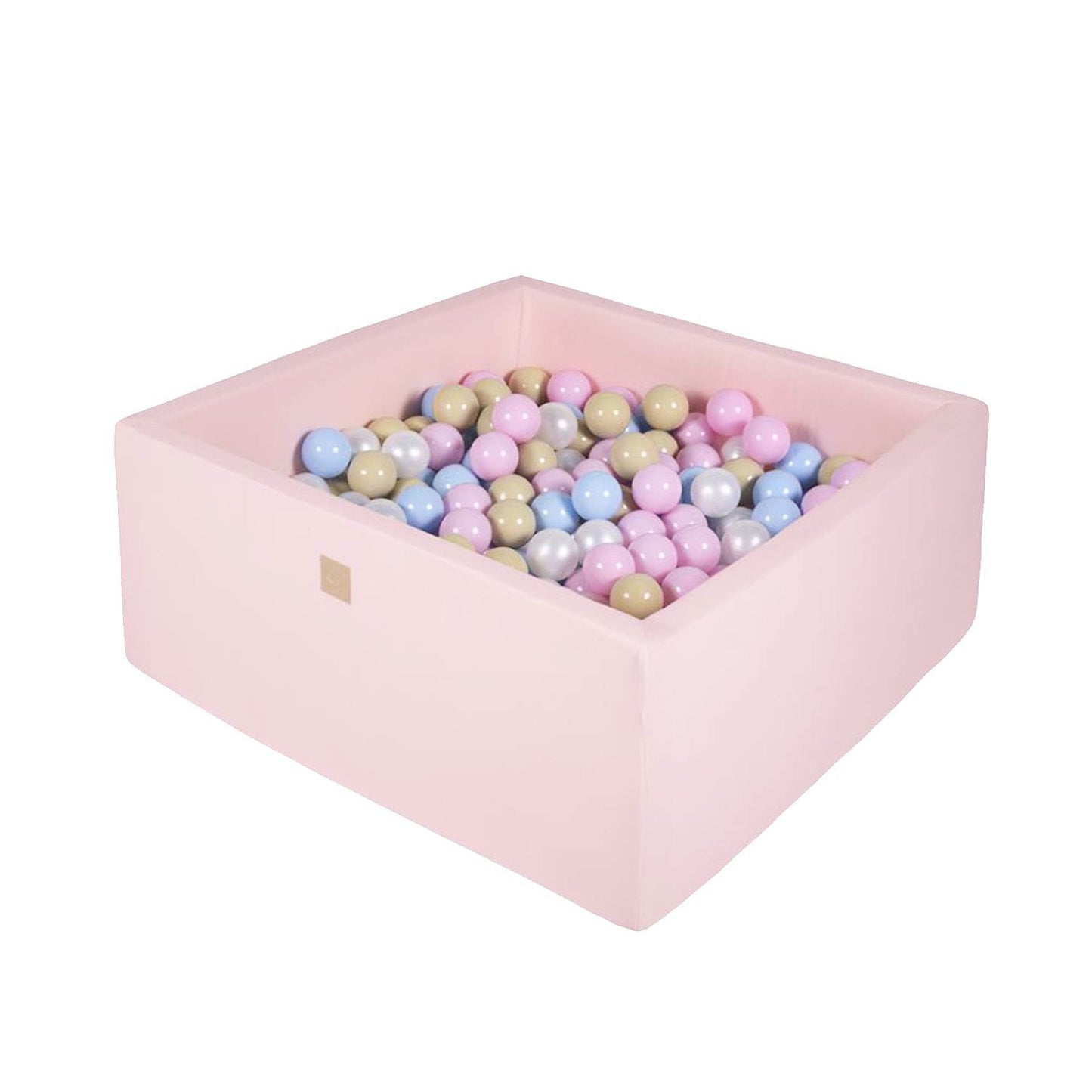 MeowBaby® Model Candy Suchy Basen z Piłeczkami 300szt Kwadratowy Gotowy Zestaw