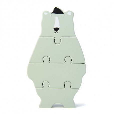 Mr Polar Bear Drewniane puzzle
