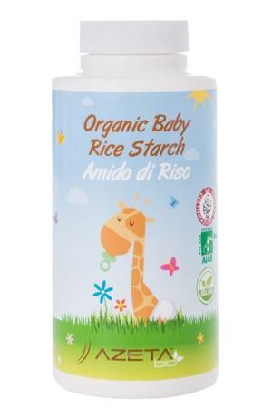 Organiczna skrobia ryżowa do kąpieli emolient dla niemowląt